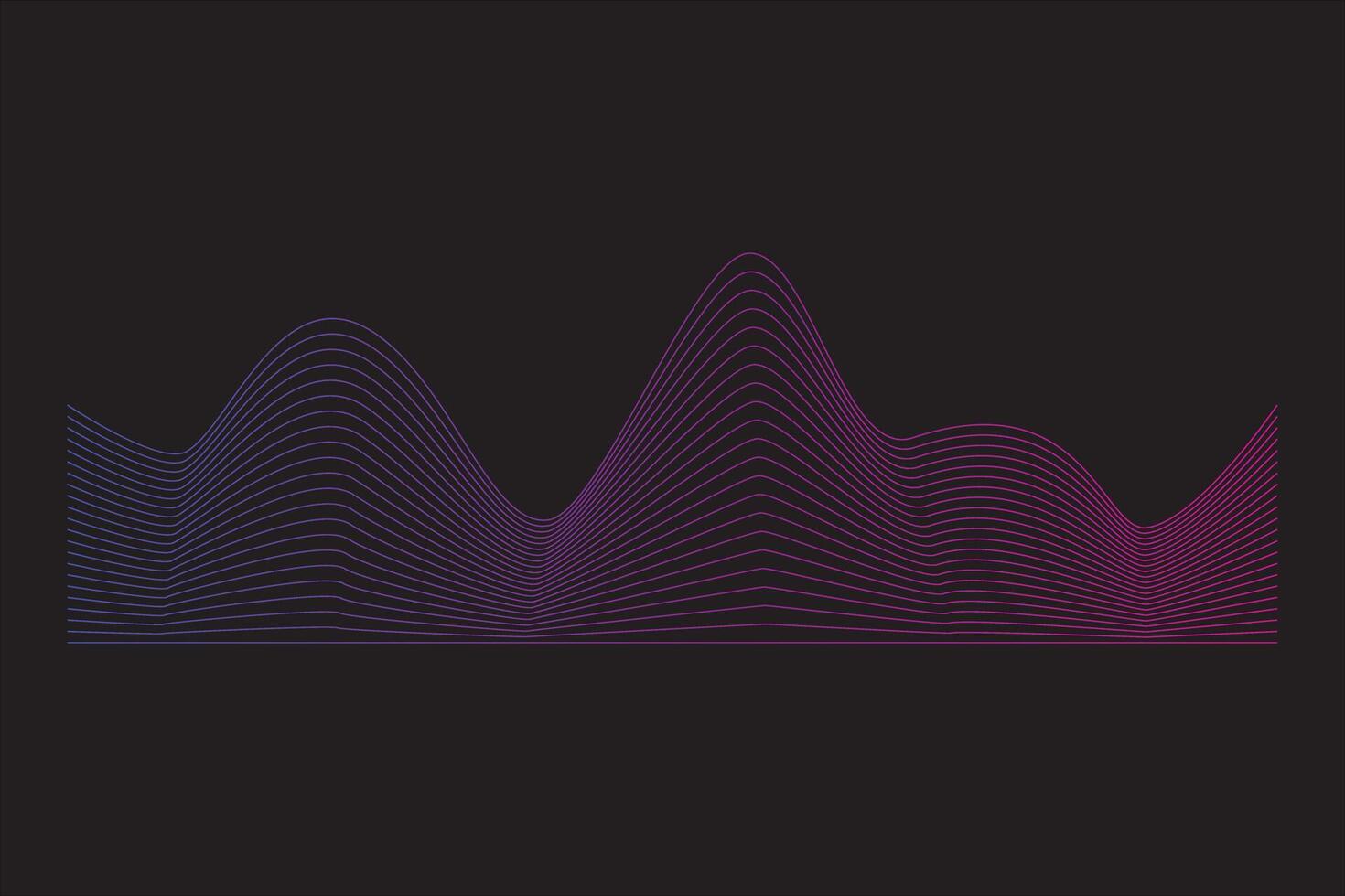 Abstract wave line element vector