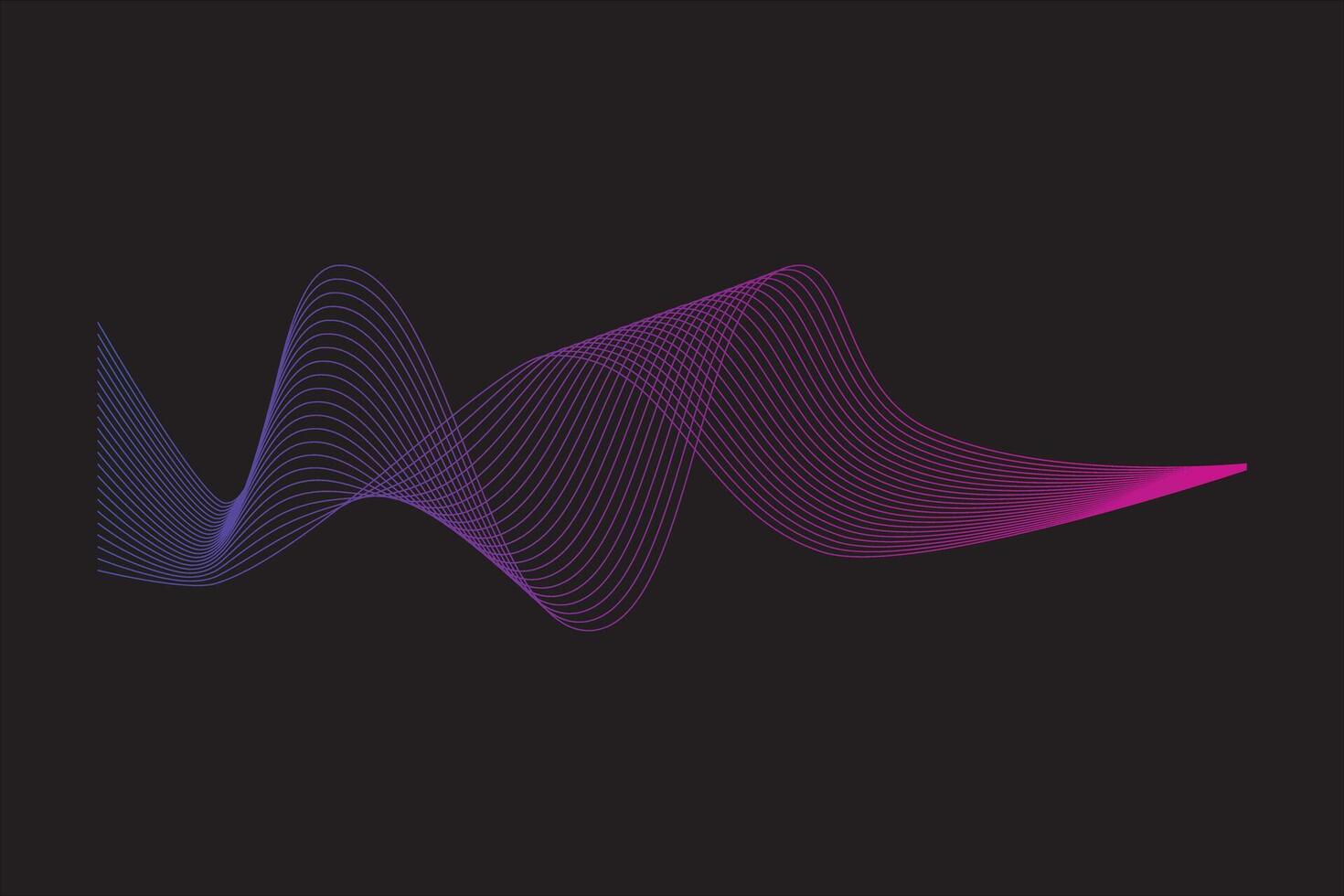 Abstract wave line element vector