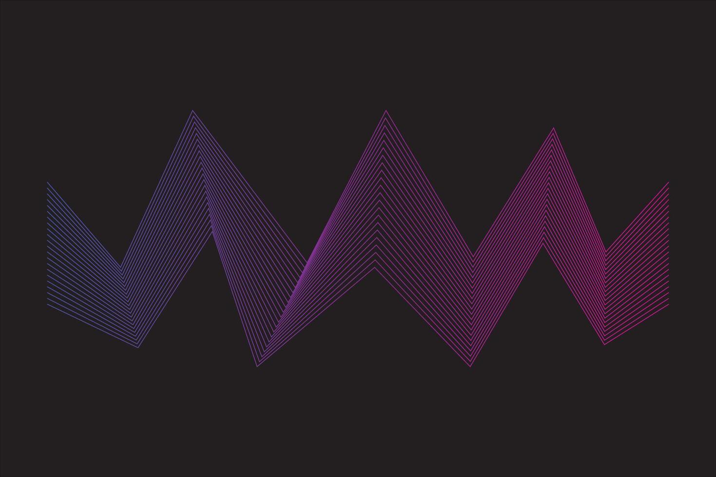 Abstract wave line element vector