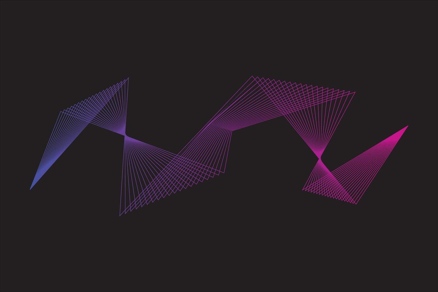 Abstract wave line element vector
