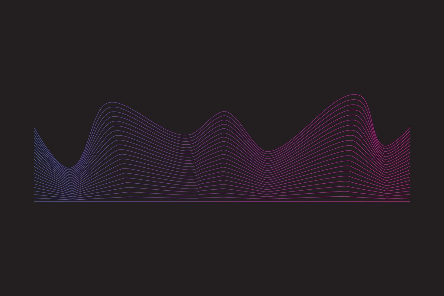 Abstract wave line element vector