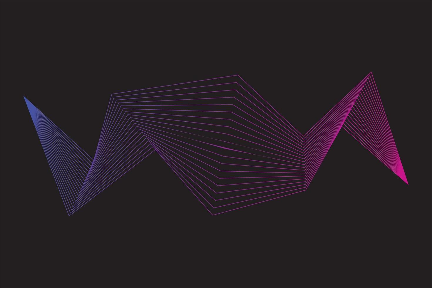 Abstract wave line element vector