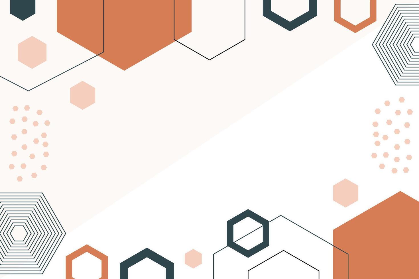 Abstract Geometric Memphis Shape Background Template Illustration vector