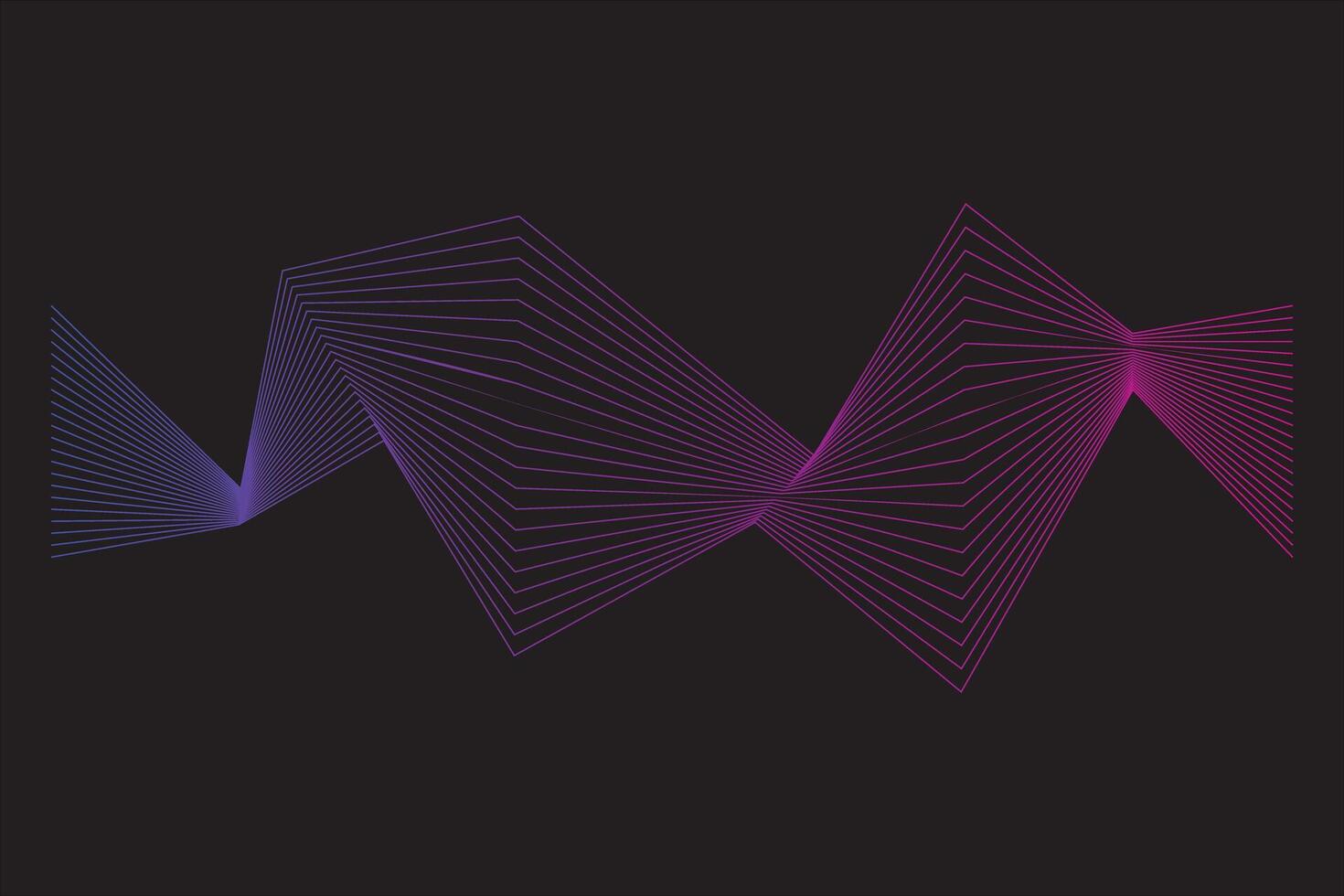 Abstract wave line element vector