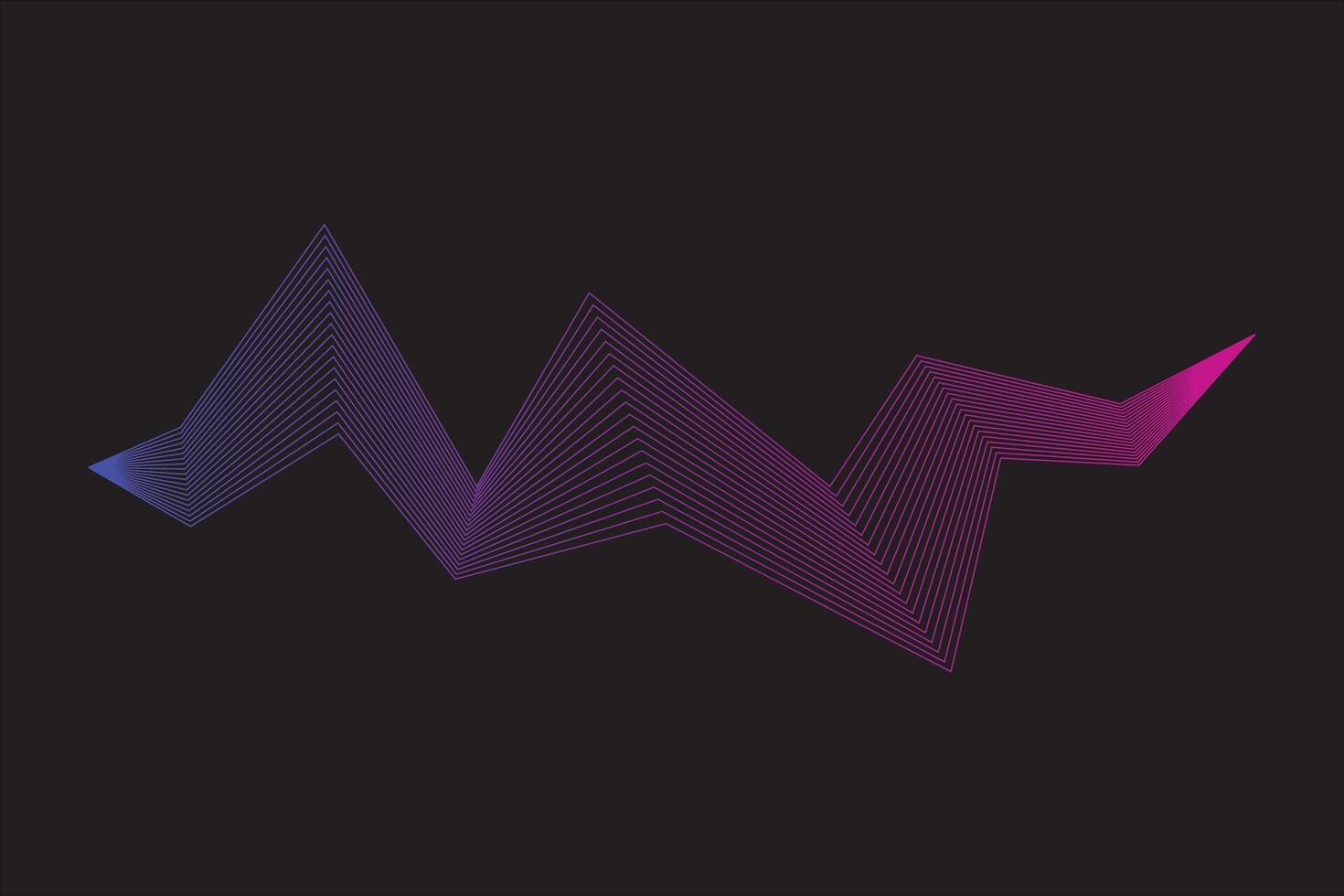 Abstract wave line element vector