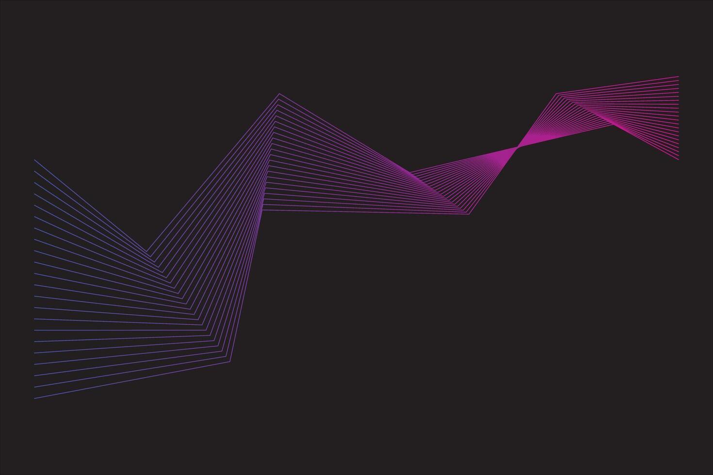 Abstract wave line element vector