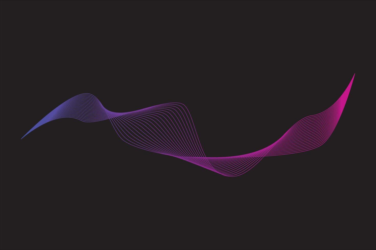 Abstract wave line element vector
