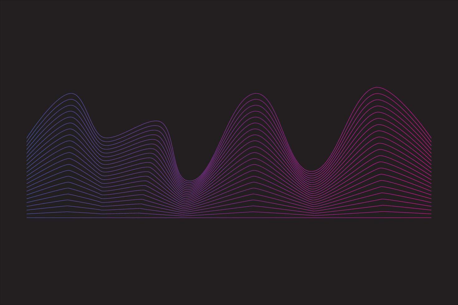 Abstract wave line element vector
