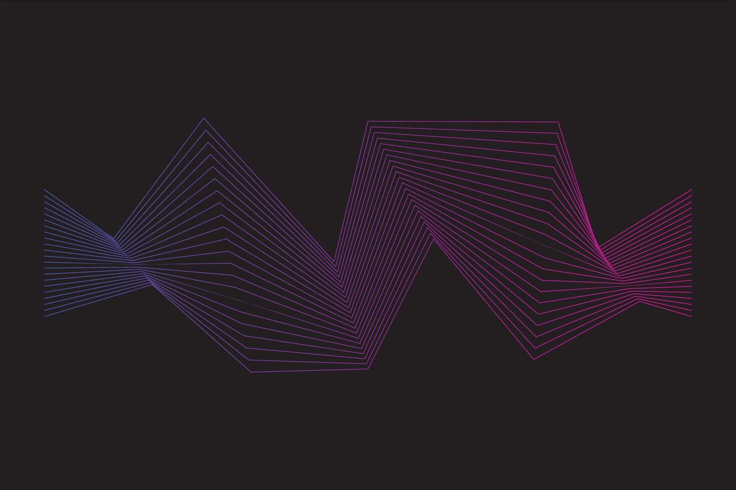 Abstract wave line element vector