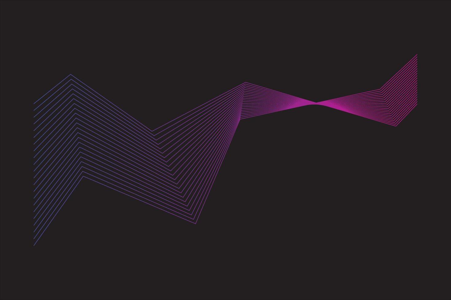 Abstract wave line element vector