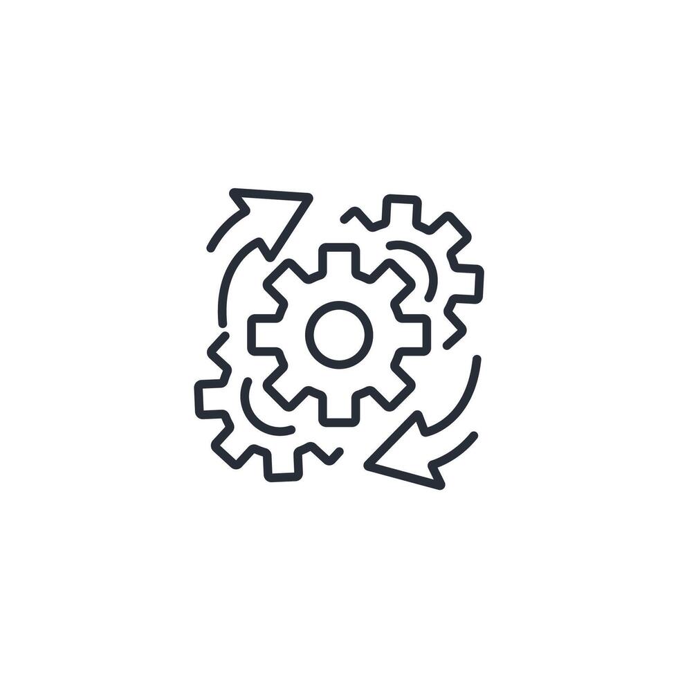 Recovery icon. .Editable stroke.linear style sign for use web design,logo.Symbol illustration. vector