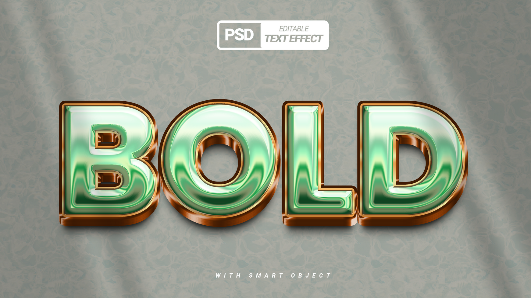 Bold golden shiny 3d luxury headline text effect design psd