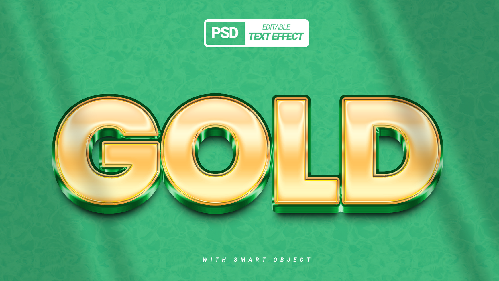 Bold golden shiny 3d luxury headline text effect design psd