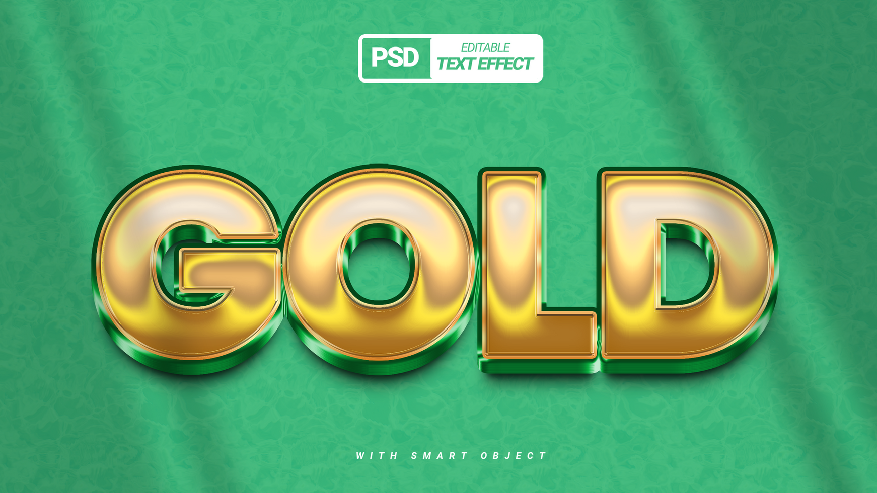Bold golden shiny 3d luxury headline text effect design psd