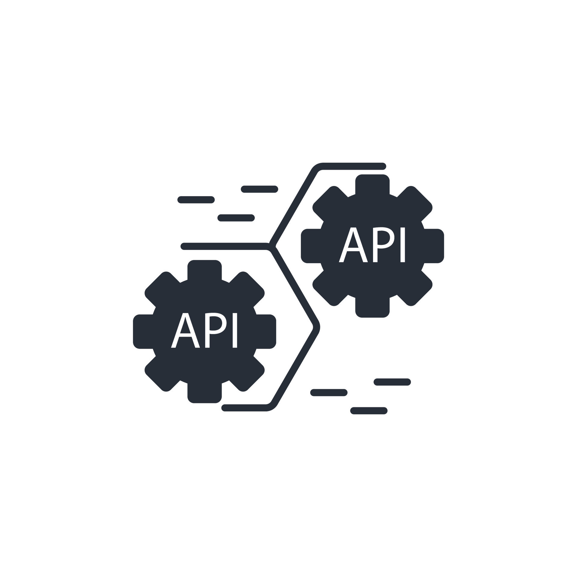 API icon. .Editable stroke.linear style sign for use web design,logo ...