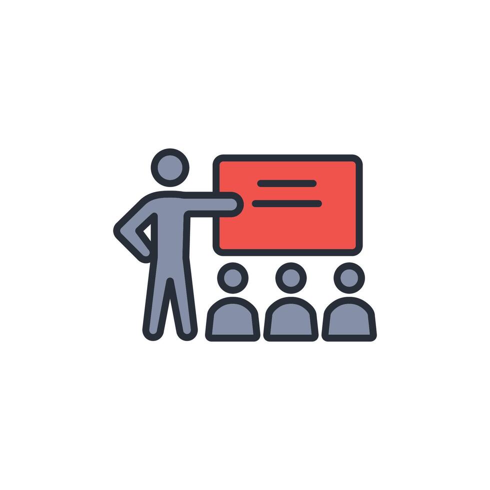 classroom icon. .Editable stroke.linear style sign for use web design,logo.Symbol illustration. vector