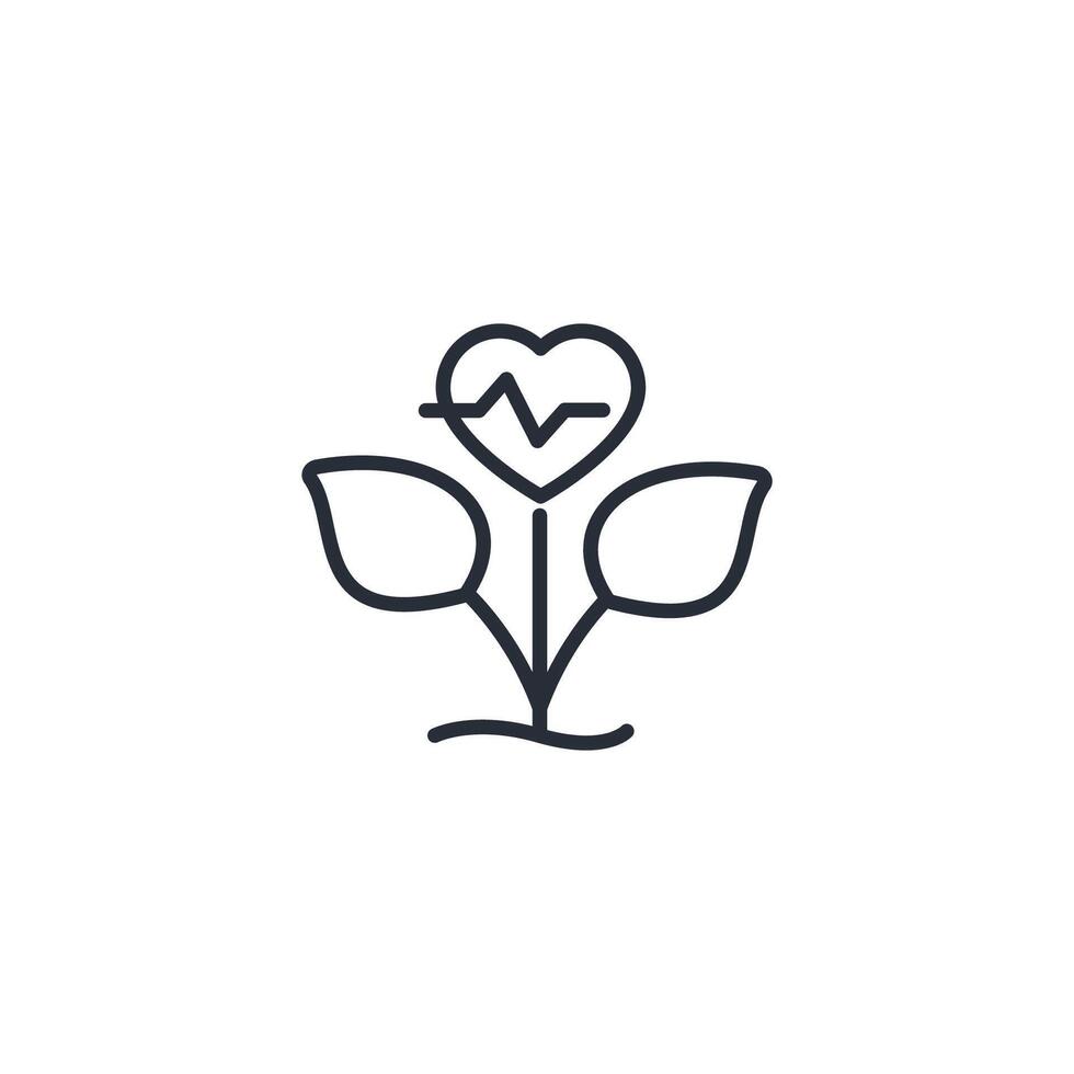Healthy lifestyle icon. .Editable stroke.linear style sign for use web design,logo.Symbol illustration. vector