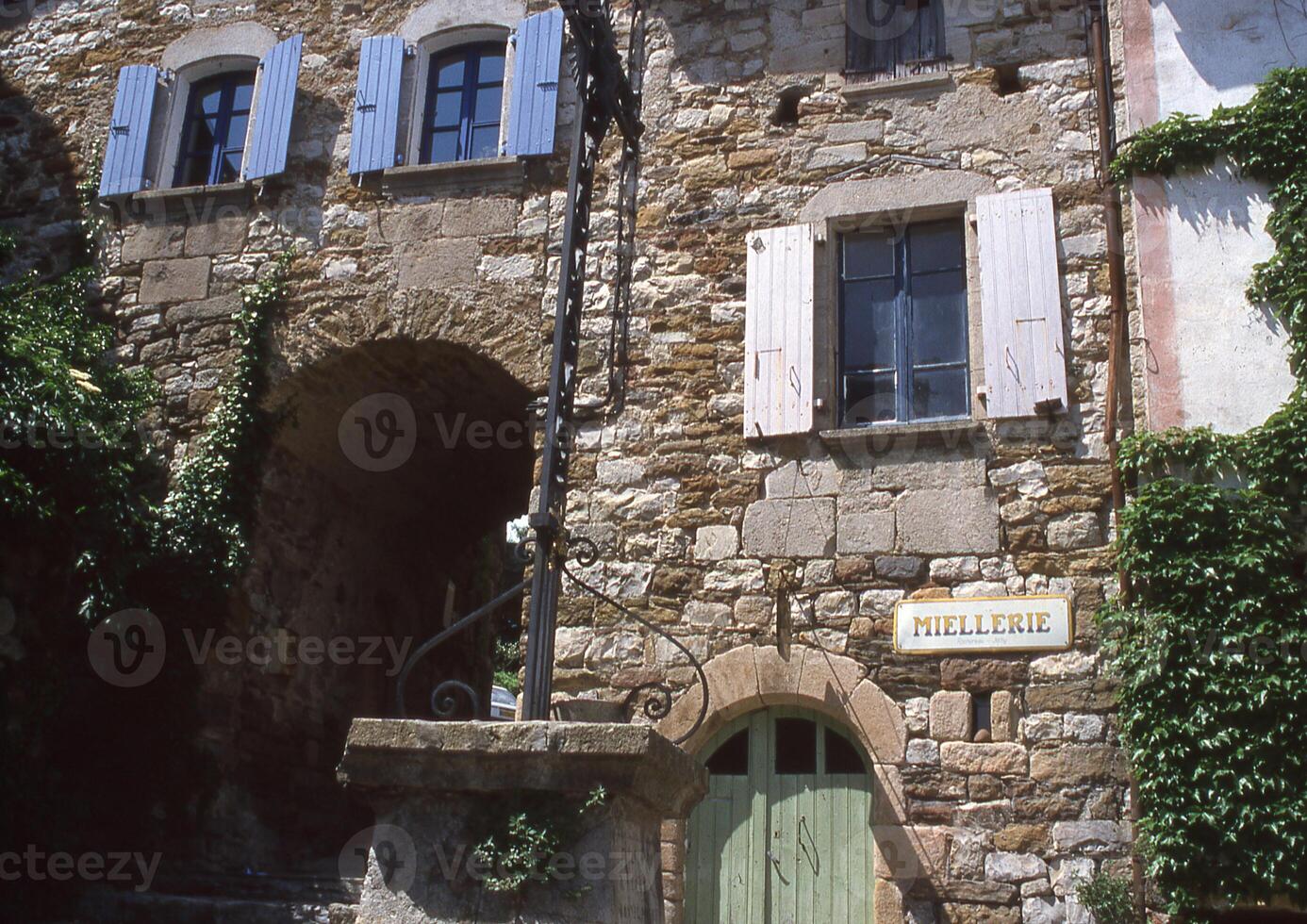 a building with a clock on it photo