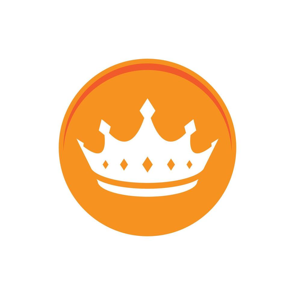 Crown Logo Template icon illustration design vector