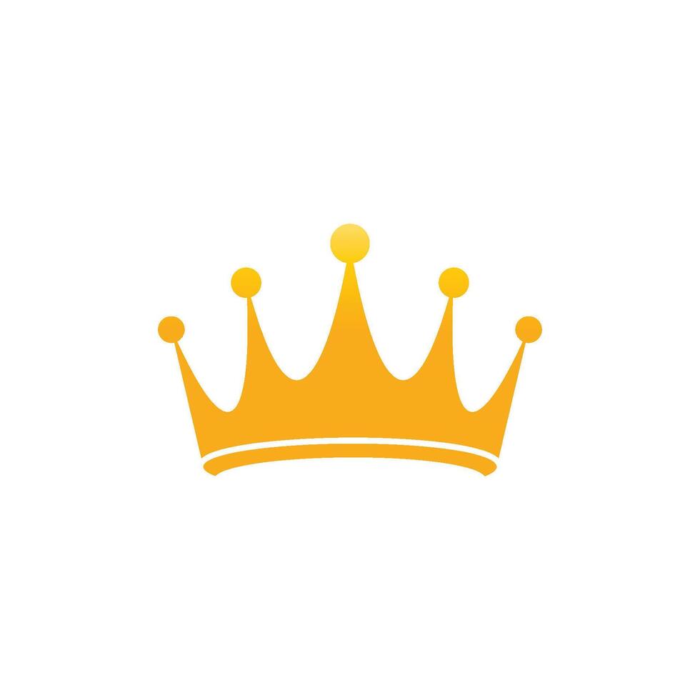 Crown Logo Template icon illustration design vector