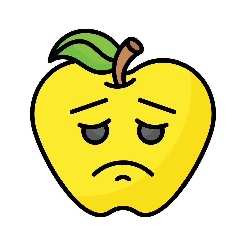 obtener tu manos en perfectamente diseñado triste emoji icono, personalizable vector