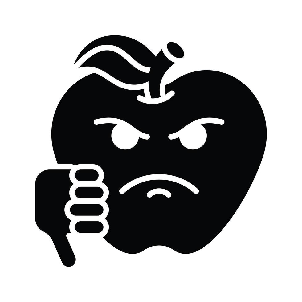 Disgusted emoji design, customizable unique vector