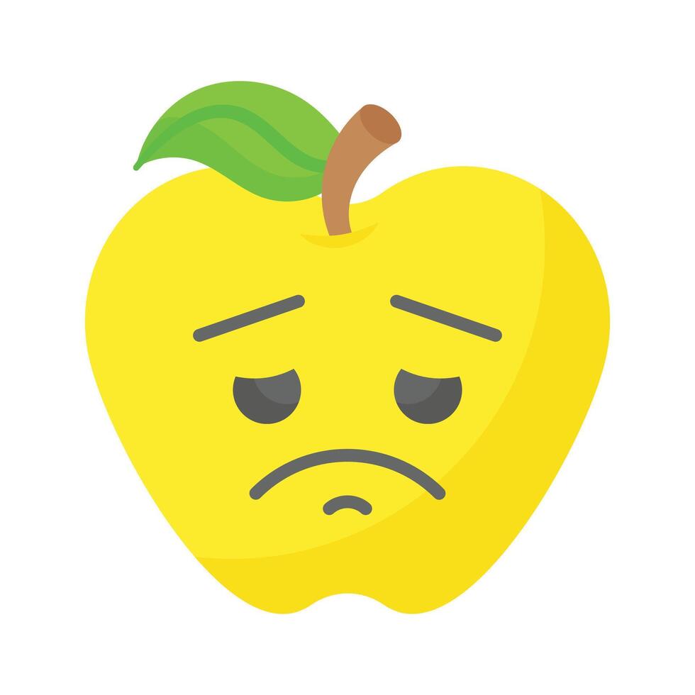 obtener tu manos en perfectamente diseñado triste emoji icono, personalizable vector