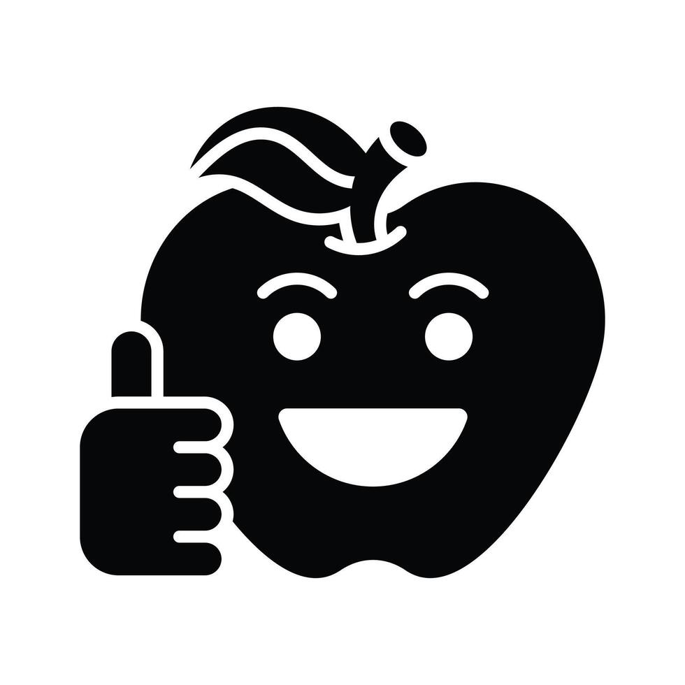Thumb up, like emoji design, easy to use and download vector