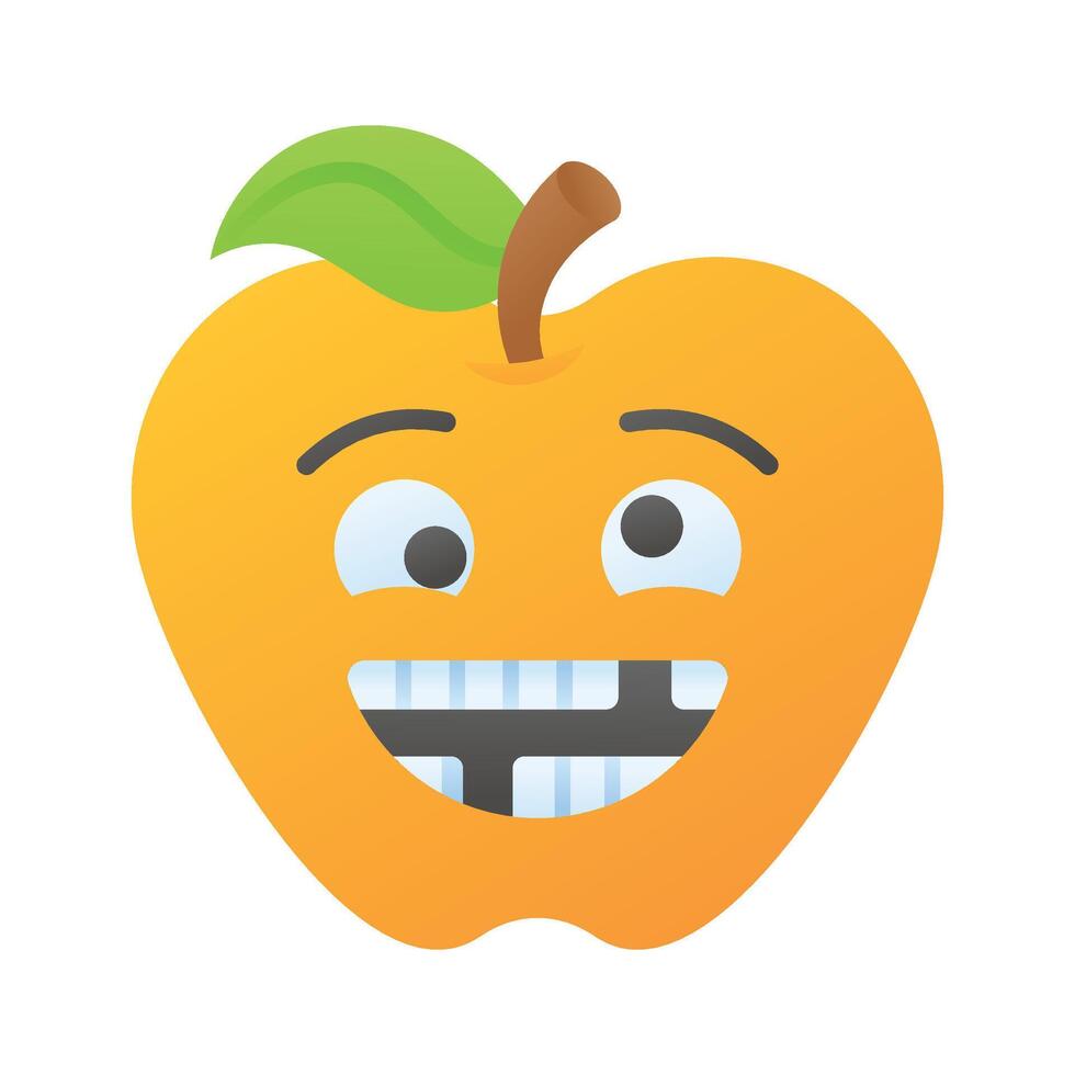 visualmente Perfecto tonto emoji icono diseño, fácil a utilizar y descargar vector