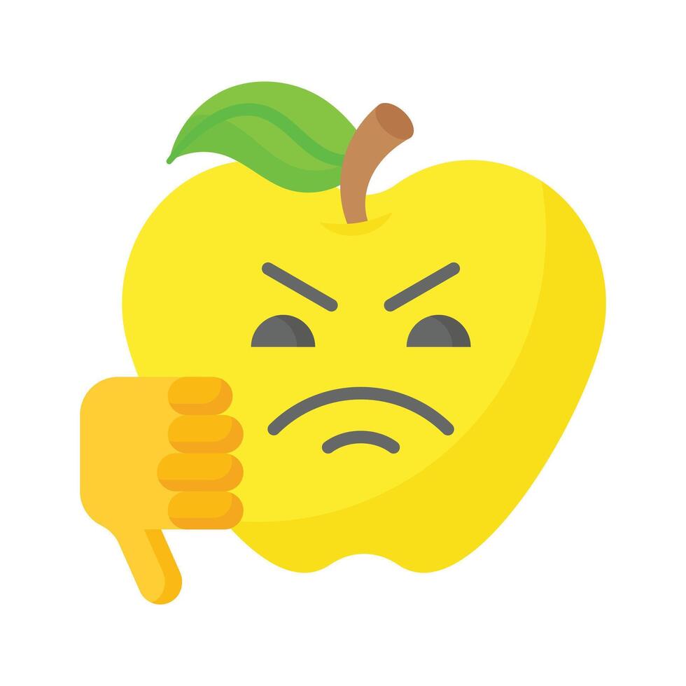 cheque esta increíble icono de disgusto emojis, único y creativo vector