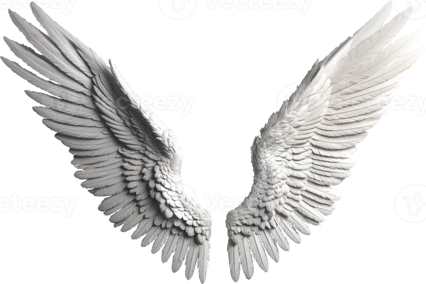 photorealistic angel wings png