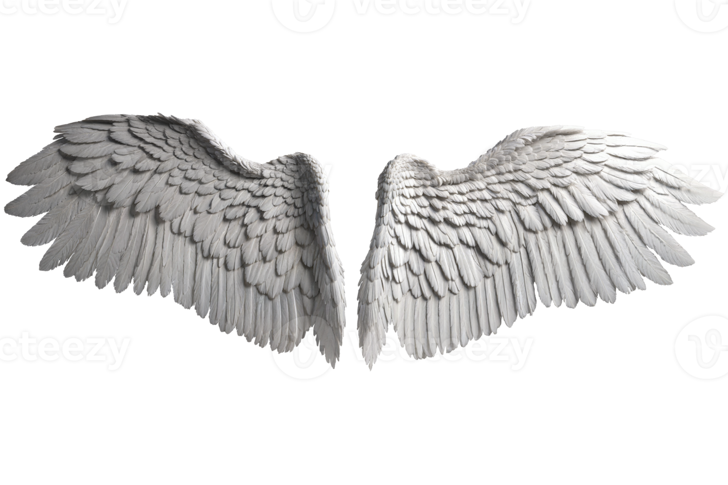 photorealistic angel wings png