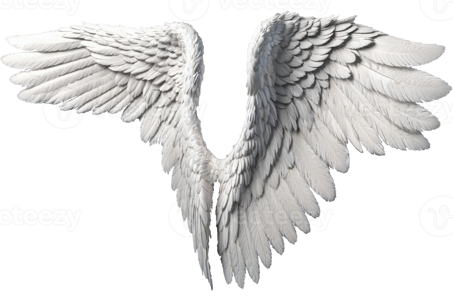 photorealistic angel wings png