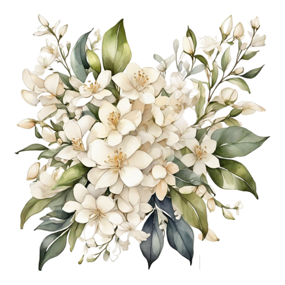 Watercolor Flower Bouquet png