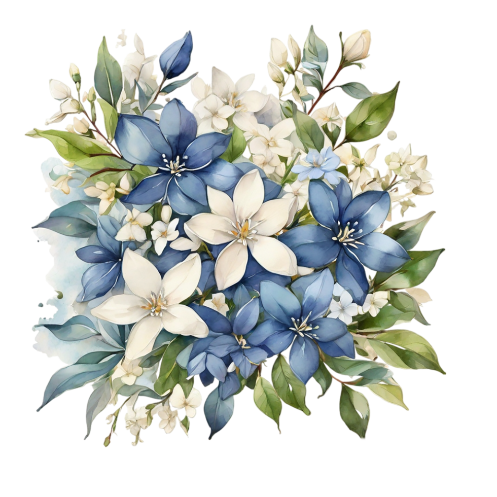 Watercolor Flower Bouquet png