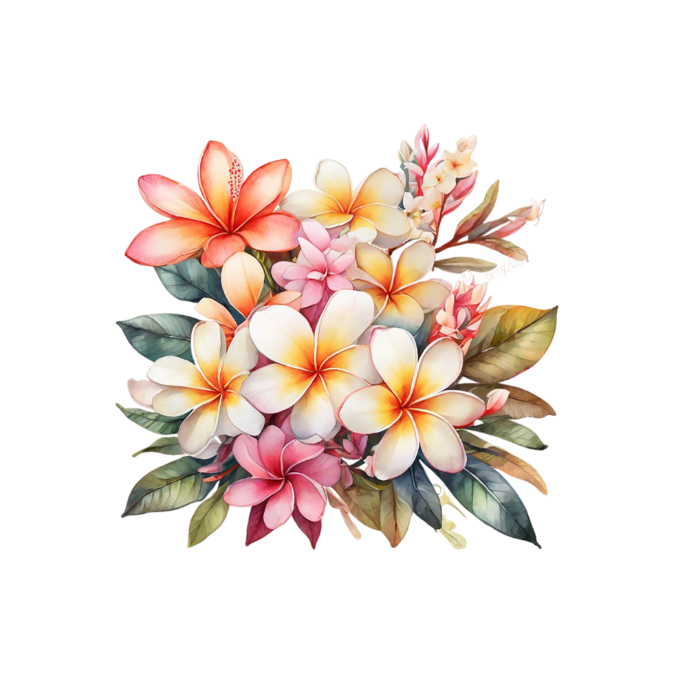 Watercolor Flower Bouquet png