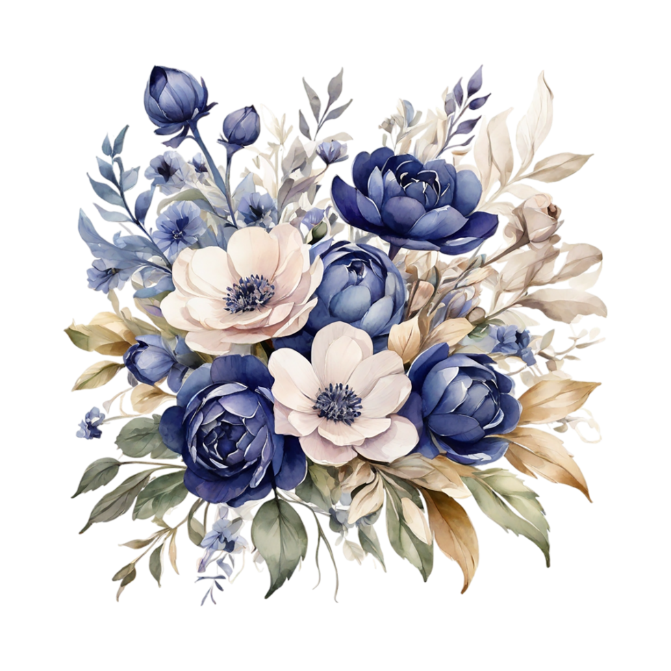 Watercolor Flower Bouquet png