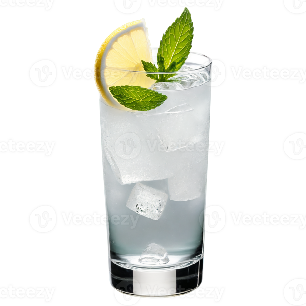 Vodka Gin Tequila Rum and Triple Sec Cocktail served in a clear png