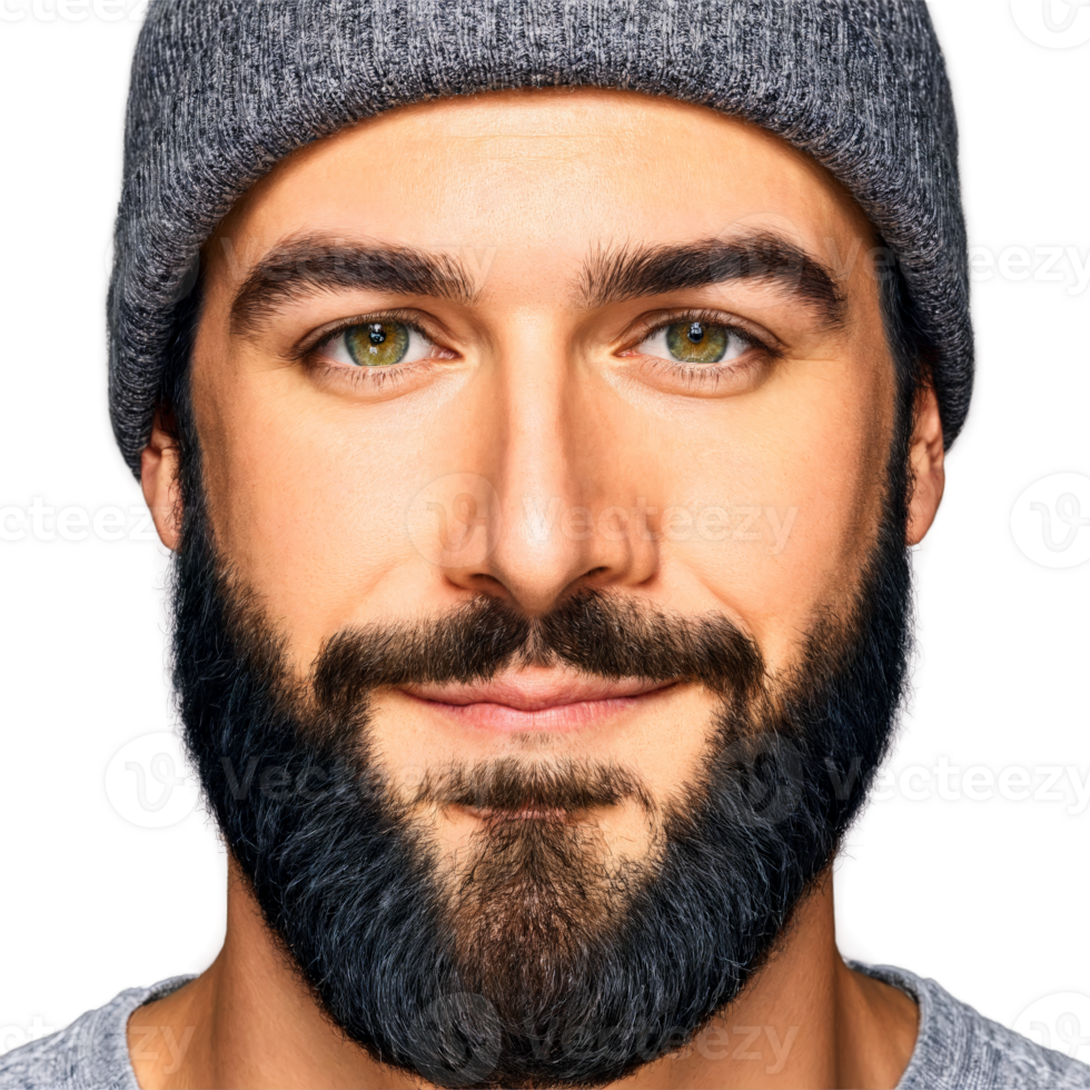 Daniel a friendly looking man with a beard and a beanie smiling warmly png