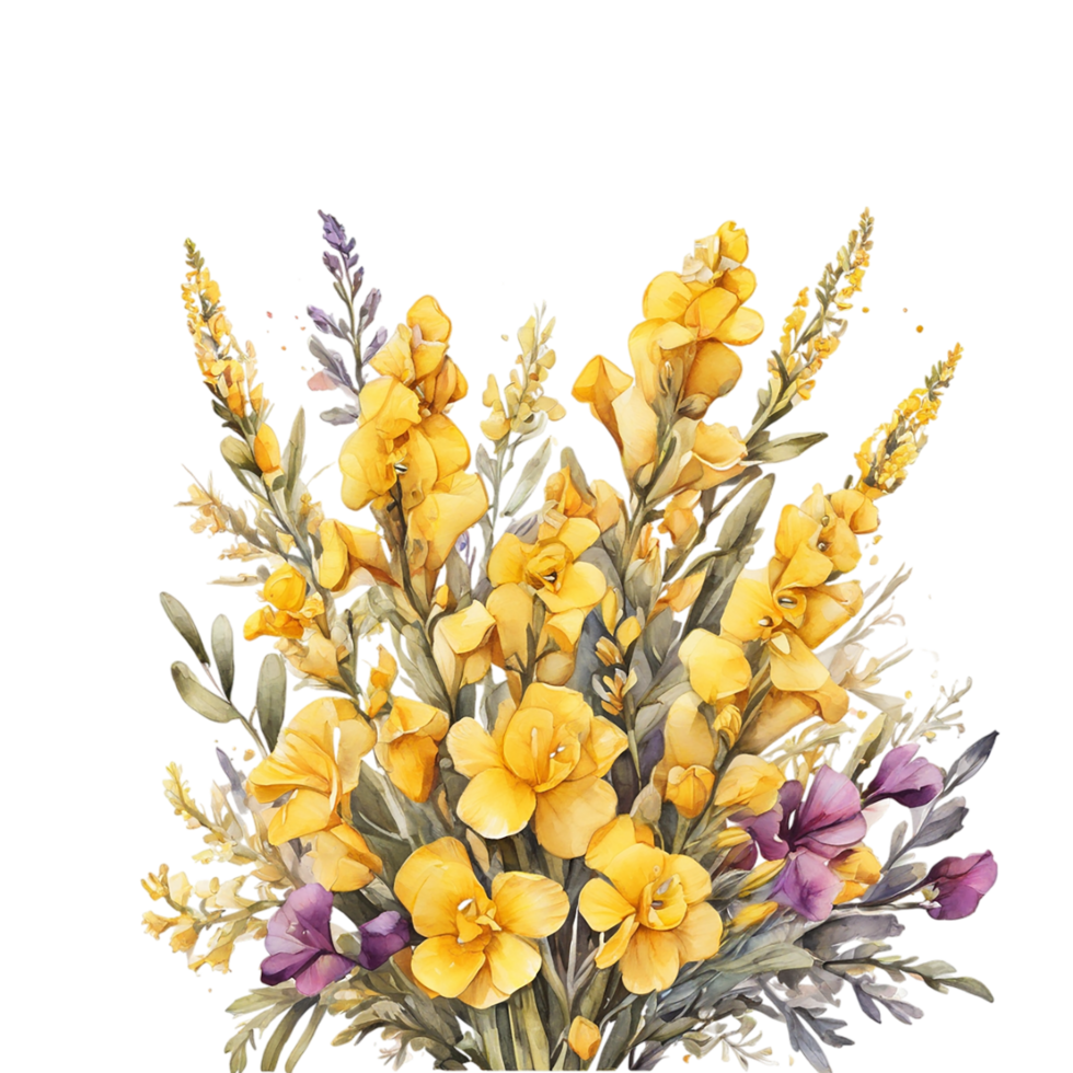 Watercolor Flower Bouquet png