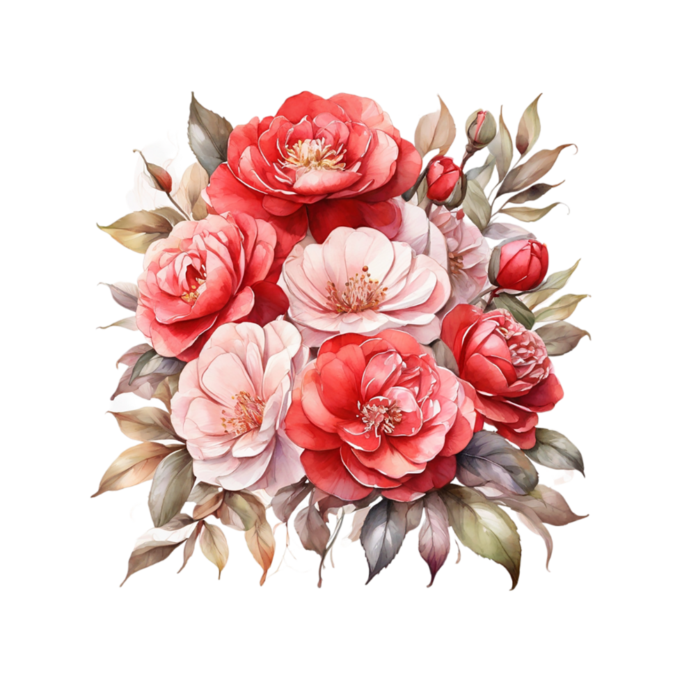 Watercolor Flower Bouquet png