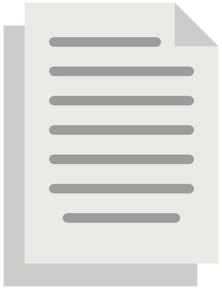 Documents papers flat icon isolated on white background. vector