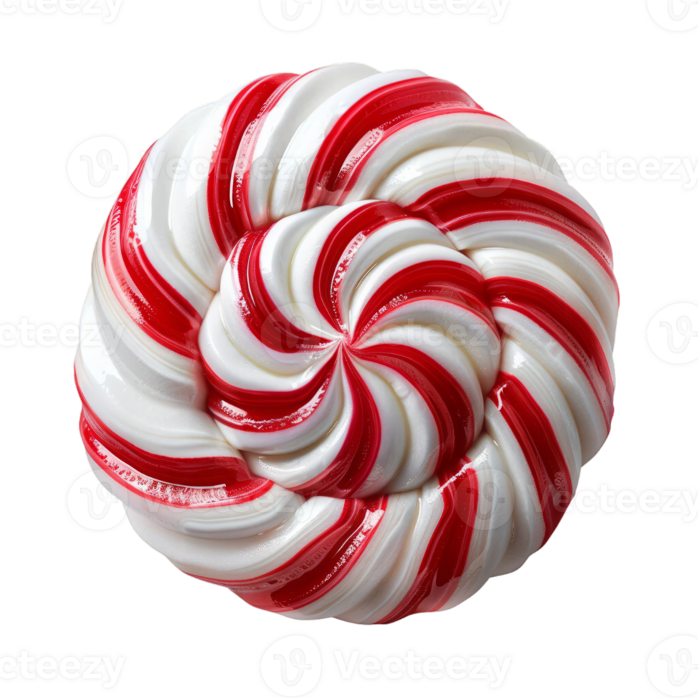 Twisted Red and White Candy png