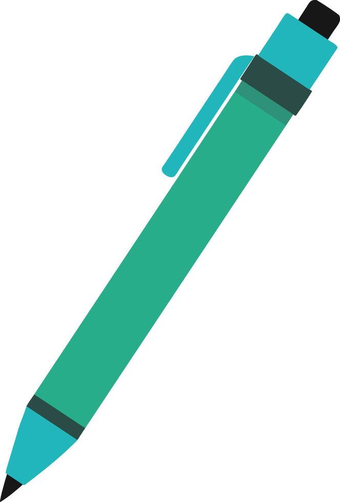 Pencil icon. Flat illustration of pen icon for web design vector