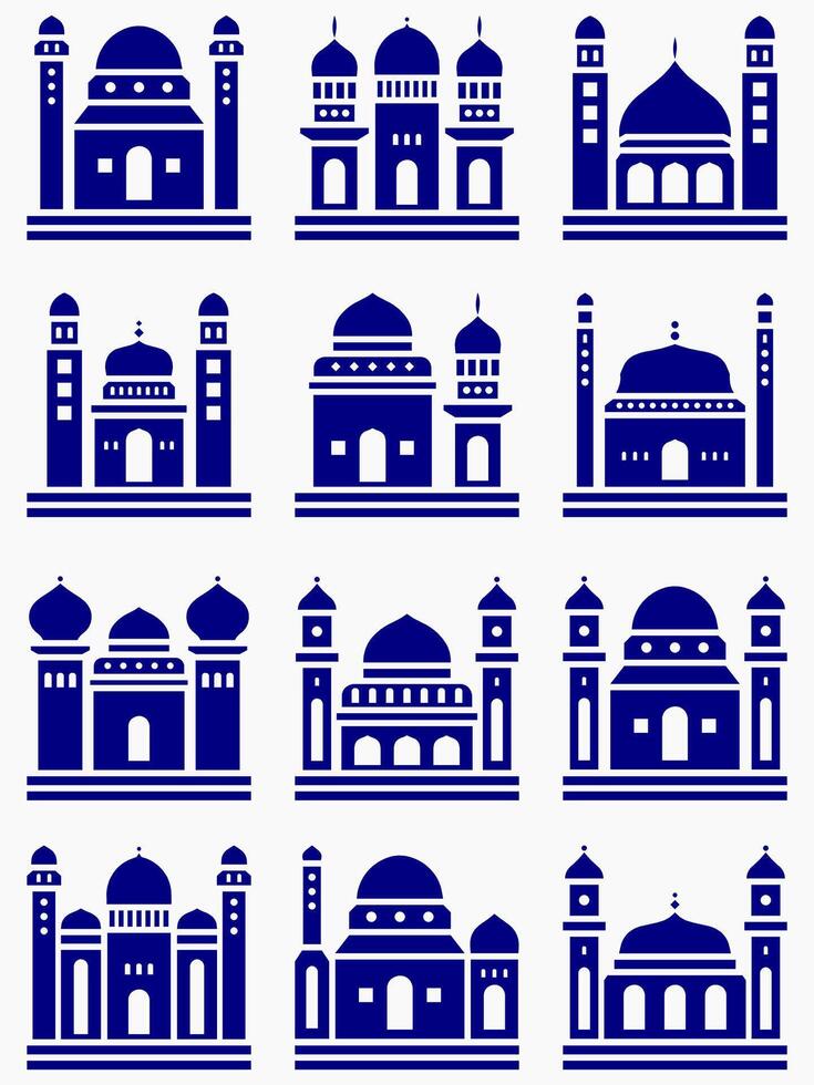 Mosque muslim pattern for decoration, background, panel, and cnc cutting vector