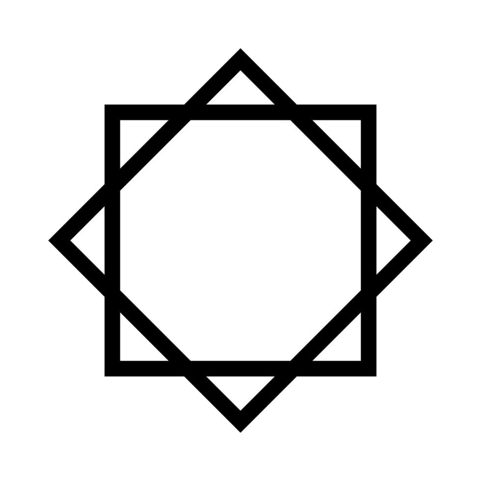Octogram, Satanic Symbols, Medieval Occultism, Magic Stamps, Sigils, Mystical Knots, Devil's Cross. Sigil Lucifer Baphomet vector