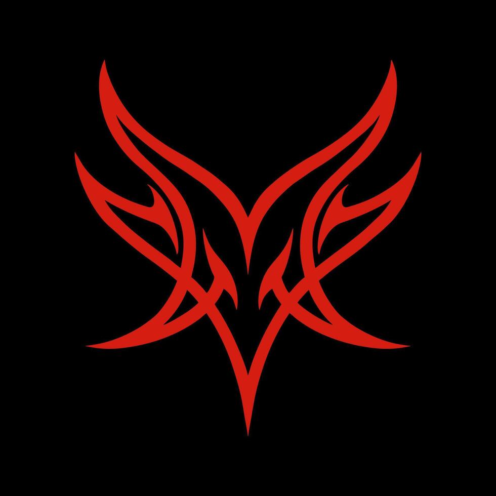 The pentagram, the sign of Lucifer. The head of a horned Goat in a pentagram. Sigil of Baphomet, isolated on black, illustration vector