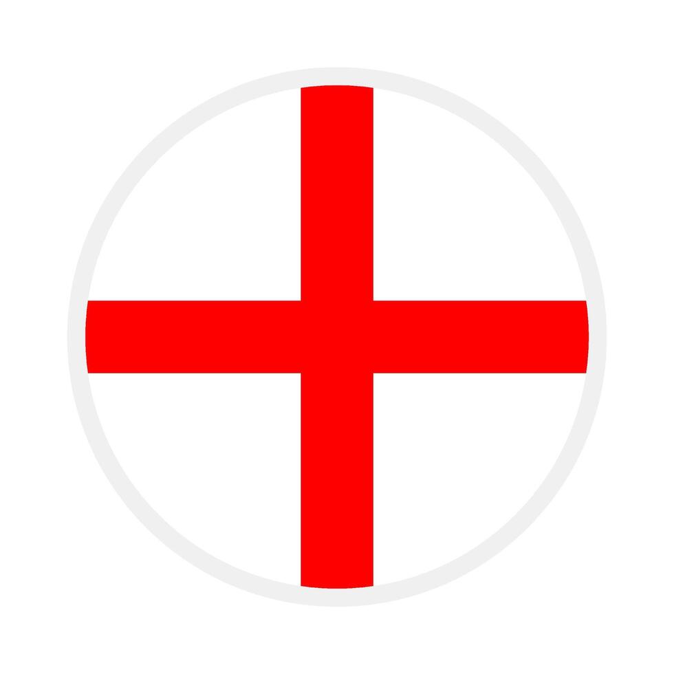 england national flag designed for Europe football championship in 2024 vector