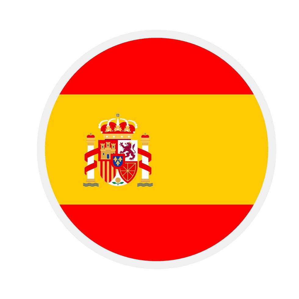 spain national flag designed for Europe football championship in 2024 vector