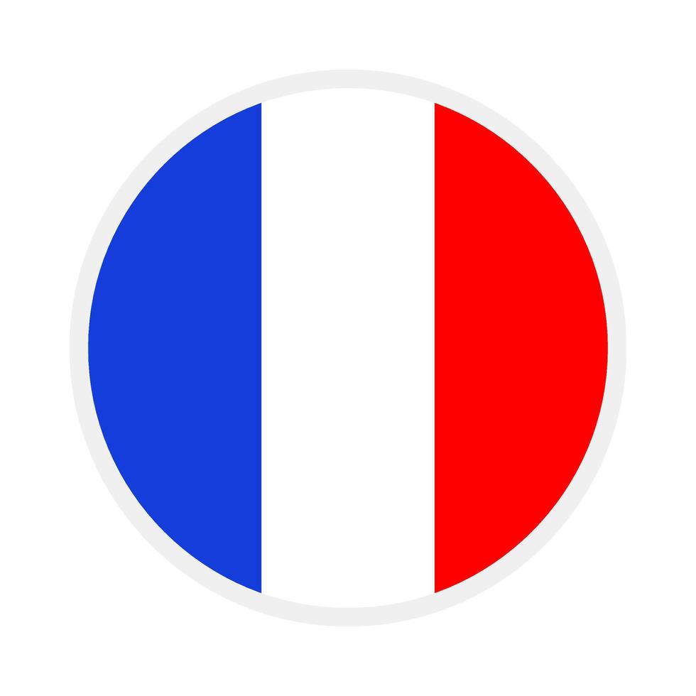 Francia nacional bandera diseñado para Europa fútbol americano campeonato en 2024 vector